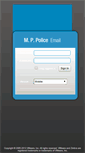Mobile Screenshot of mail.mppolice.gov.in